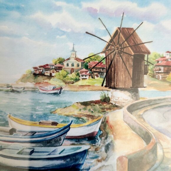 Original watercolor painting. Signed by artist. - Picture 2 of 5